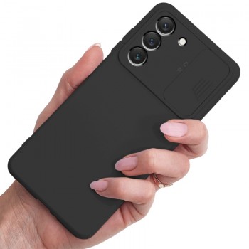 Švelnus guminis dėklas su kameros apsauga - juodas (Samsung A35 5G) Švelnus guminis dėklas su kameros apsauga - juodas (Samsung A35 5G)